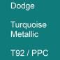 Preview: Dodge, Turquoise Metallic, T92 / PPC.